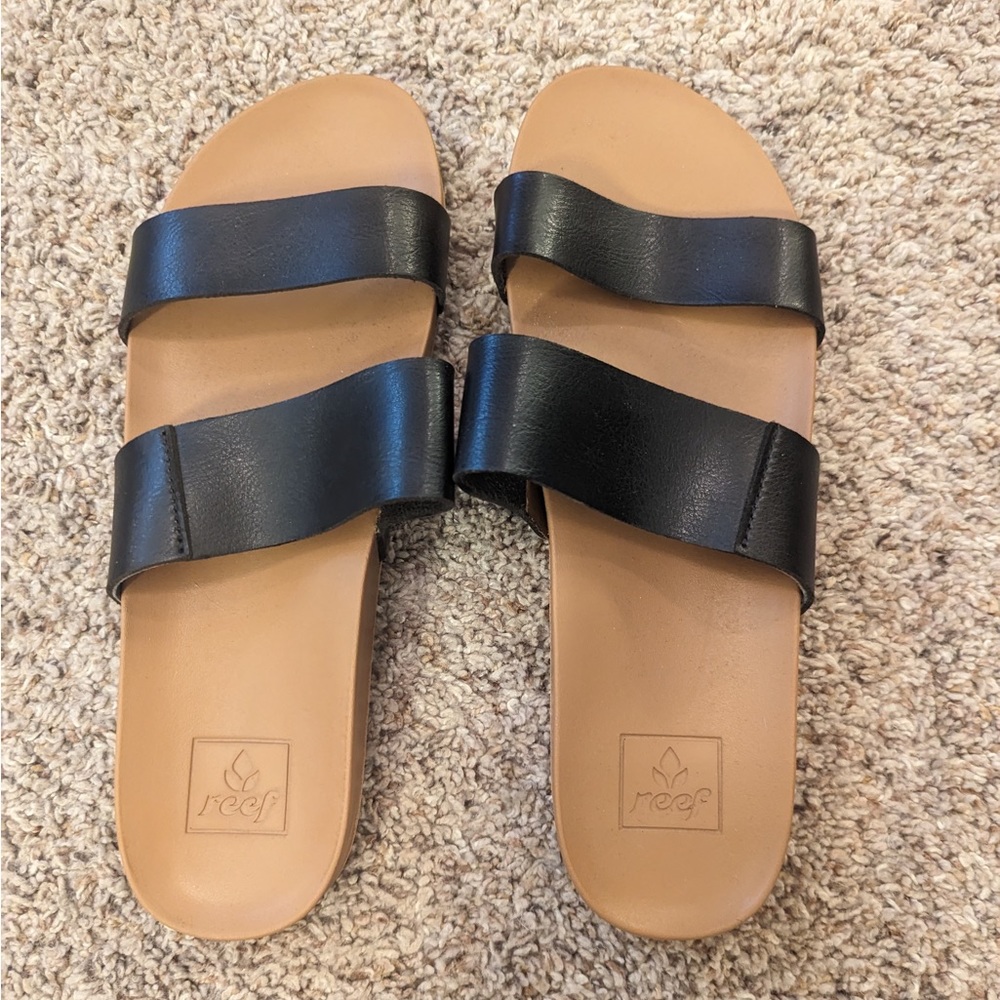 Cushion Bounce Vista Black, size 10, Reef sandals